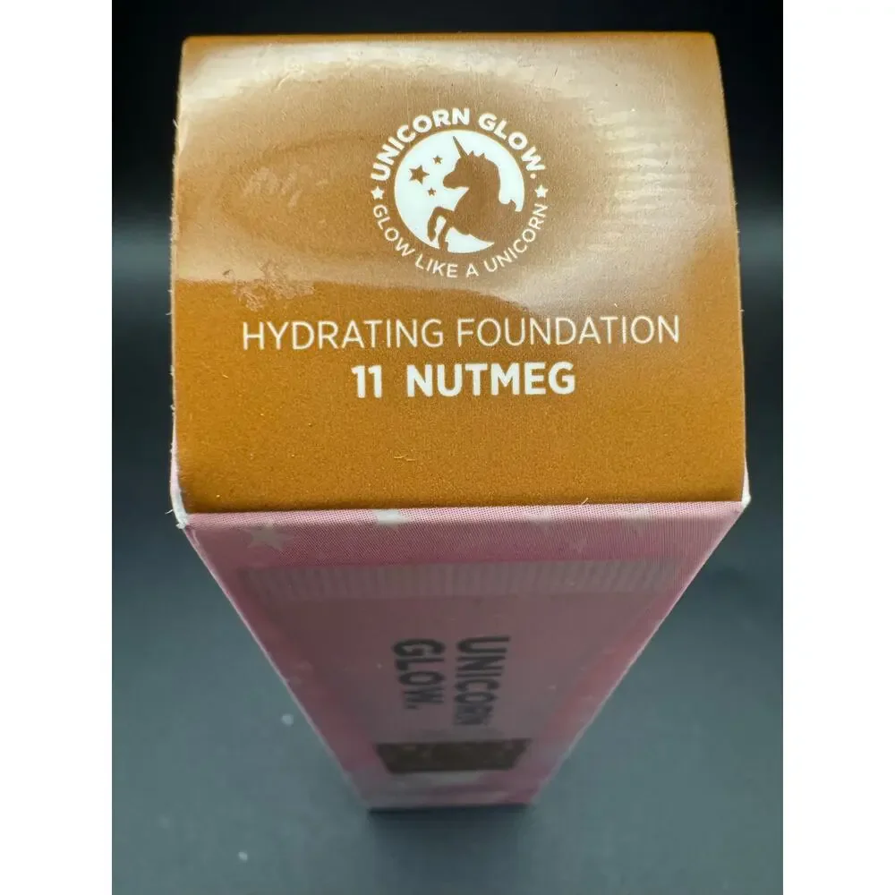 Unicorn Glow Hydrating Foundation Shade 11 Nutmeg 1.06 Oz / 30g New in Box